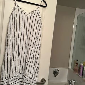 Sundress blue and white stripped